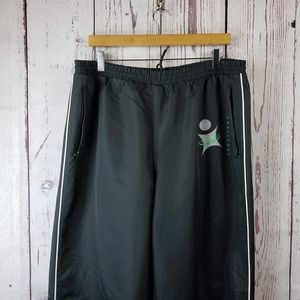 North End Basketball Pants Mens Size XL Pull On Tie Closure Pockets Black